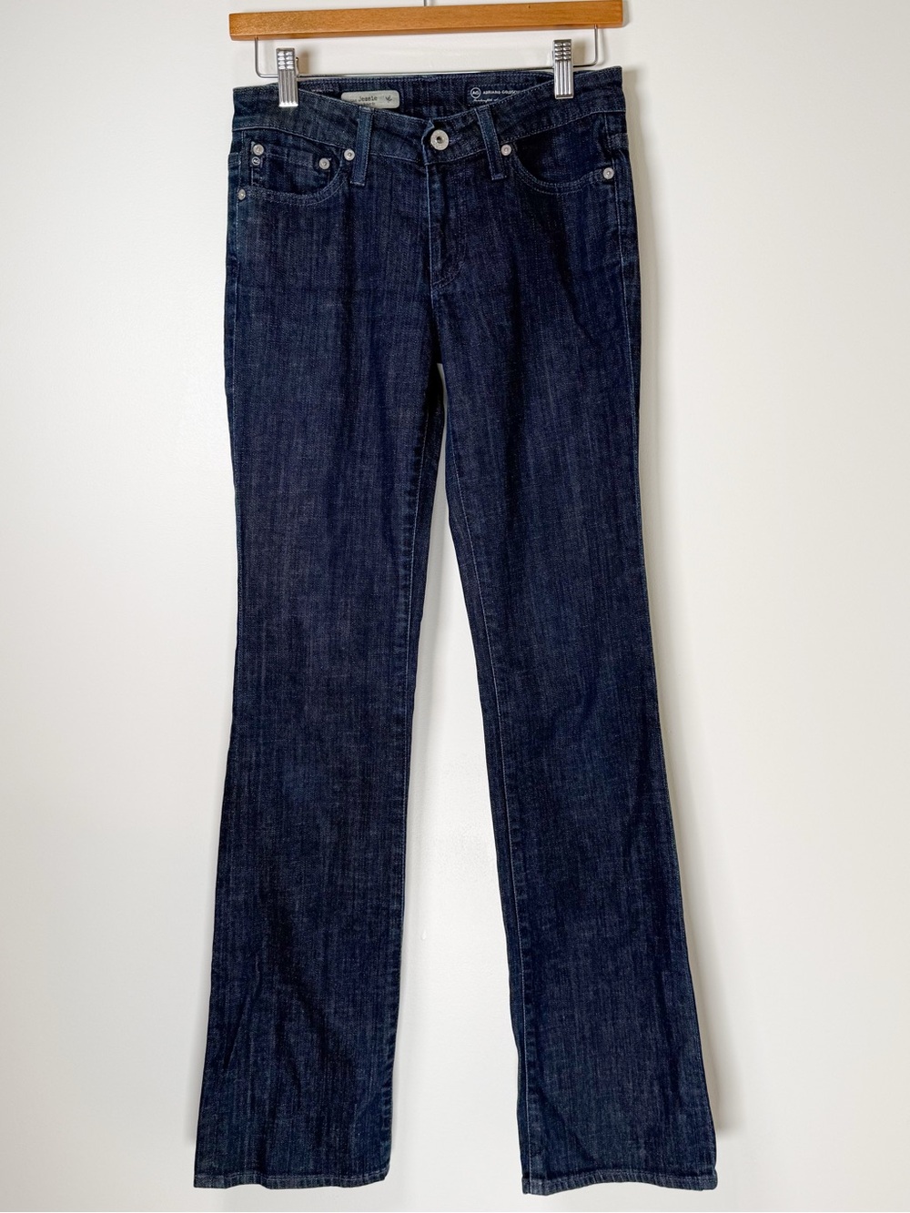Ag Adriano Goldschmied “the Jessie” Dark Blue Jeans